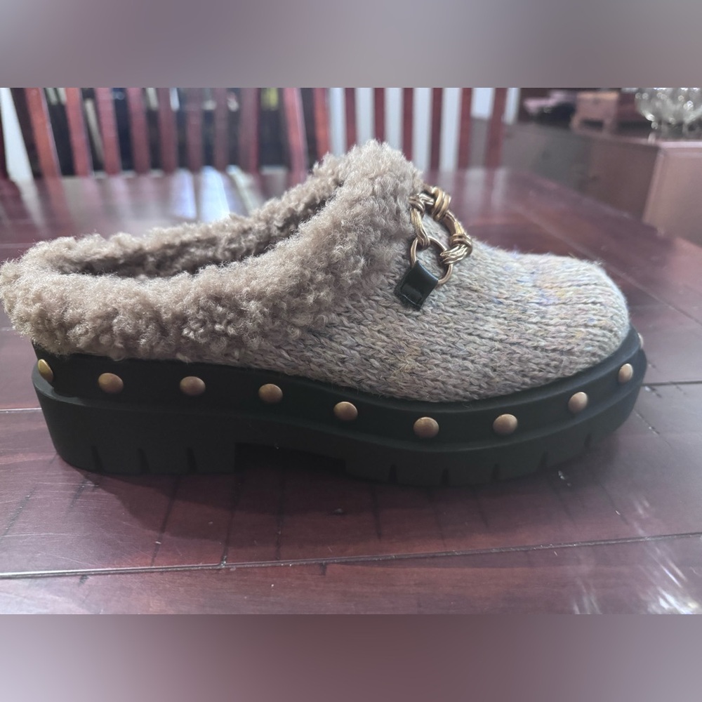 Circus NY by Sam Edelman Women's Annie Mule Shoes, Natural 7.5